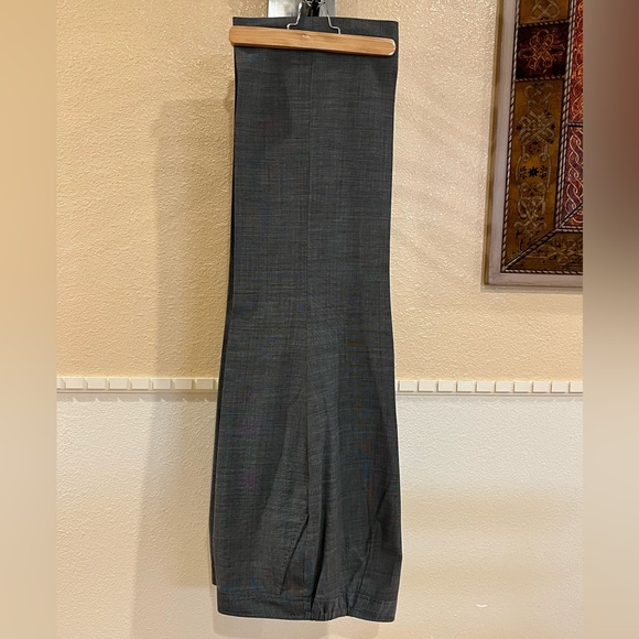 Talbots straight leg trousers / dressy pants w/ stretchy waist. Grey. 18W - Picture 2 of 13